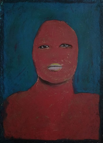 Portrait abstrakte moderne - -,