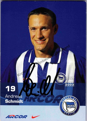 Original autogramm andreas - original,