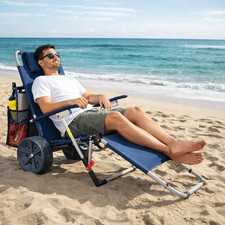 2-in-1 Handwagen Strandliege