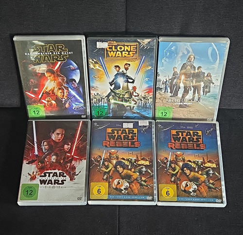 5600p star wars dvds - wars, (6