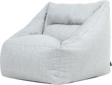 Großer grauer Sitzsack Stuhl