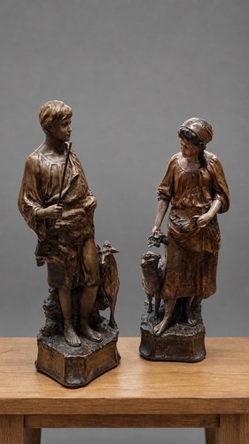 Figurenpaar schäfer - figurenpaar, schäfer/