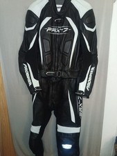 Pro Biker Lederkombi schwarz