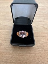 Ring Rosegold finish, 925