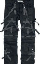 Chemical black stoffhose - black,