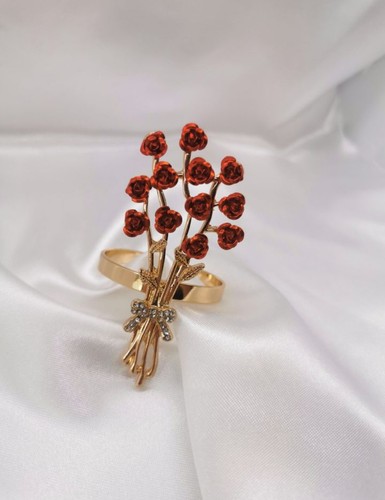 Serviettenringe rosen hochzeit - rosen,