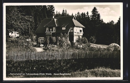 Burkersdorf schwarzburg - burkersdorf, b.