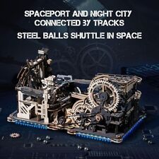 ROBOTIME 3D Puzzle Holz Murmelbahn Trackball Modell Bausatz für Erwachsene Mecha