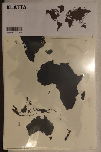 Wandaufkleber weltkarte ikea - wandaufkleber,