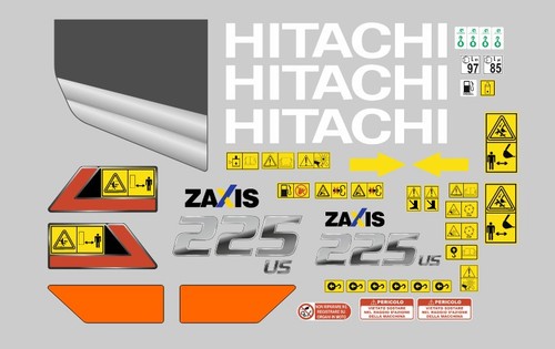 Hitachi 225 7 aufkleber - hitachi, zx