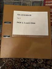 Bundeswehr Teil 3 TDv 2310/004-30 Pkw 3, 5, und 8 Sitze