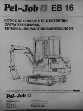 # 23 PelJob EB16  Bedienungsanleitung Service manual Betriebsanleitung