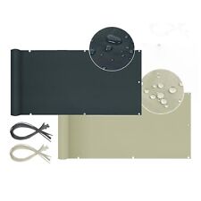 Balkon Sichtschutz Wasserdicht Balkonbespannung mit Nylon Kabelbinder Blickdicht