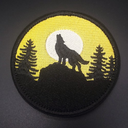 Aufnäher patch abzeichen wolf - abzeichen,