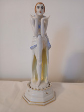 Rosenthal Porzellan Figur der berühmten Tänzerin Anita Berber 1920er Art Deco