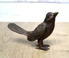 Bronzefigur Vogel mit