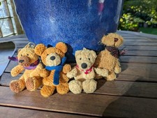 Vier Teddy-Anhänger/Schlüsselanhänger