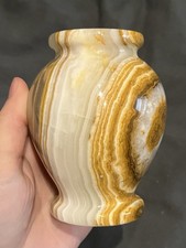 Vase aus Marmor/Onyx