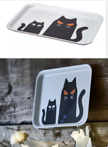 Ikea kustfyr tablett - katze, neu