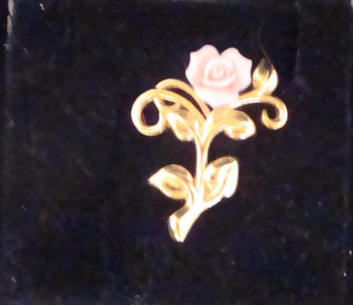 Gold farbe rose - gold, brosche