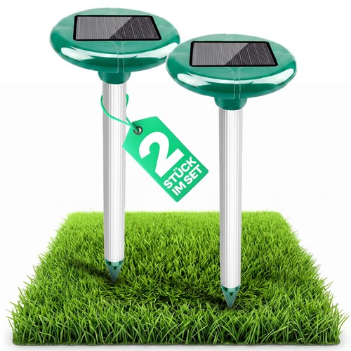 Maulwurfvertreiber solar 2er - solar,