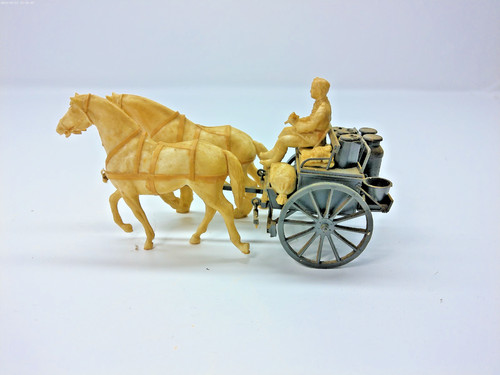 Modellbau pferdegespann - modellbau, 1:87