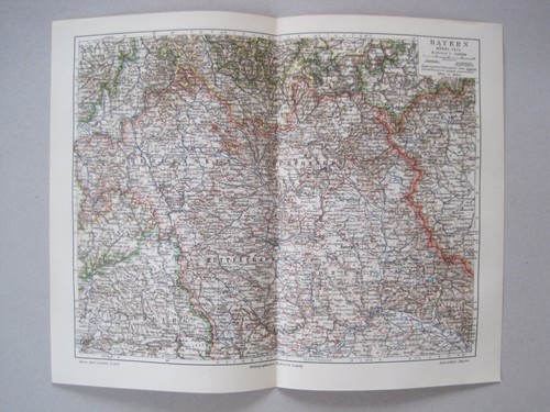 Antike landkarte bayern - antike, "bayern