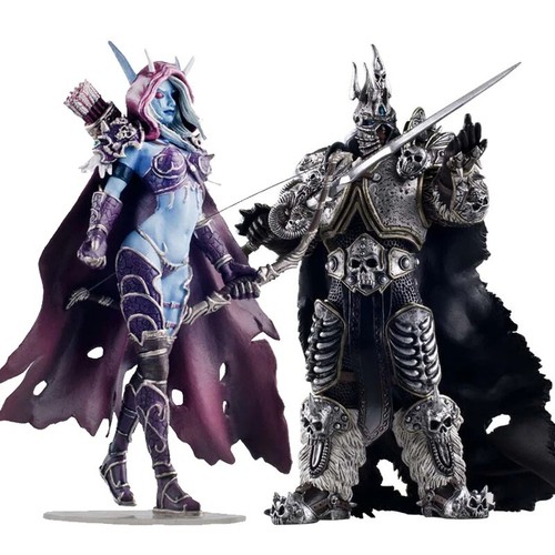 König arthas und - könig, sylvanas