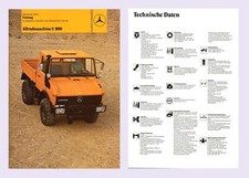 Unimog  U 1000 95 PS Mecedes Benz  Original 1982