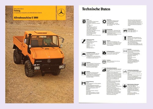 Unimog 1000 ps - 95, mecedes