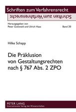 Die Präklusion von