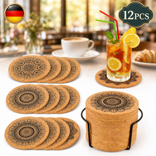 Glasuntersetzer teiliges - glasuntersetzer, 12-teiliges