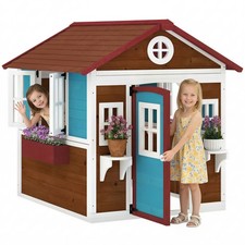 Kinderspielhaus aus holz mit - kinderspielhaus,