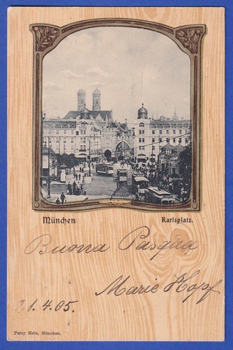 Alte münchen karlsplatz - alte, ak