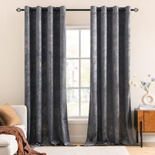 Verdunkelungsvorhang Samt 2er