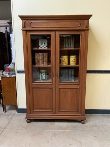Antik bücherschrank - -,