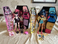 monster high puppen Draculaura Und Cleo De Nile Skulltimate Secrets