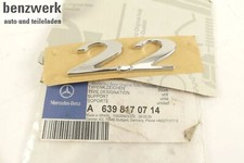Mercedes Vito Viano Typenzeichen Emblem Heckklappe 2.2 NEU NOS 6398170714 ✔️