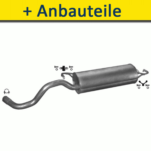 Endtopf auspuff für seat - endtopf,