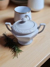 Rosenthal Classic Rose Maria weiß Zuckerdose Deckeldose aus Porzellan H 12,5 cm