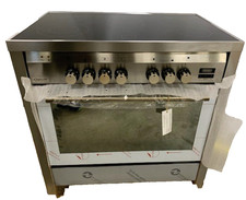 Bartscher Elektroherd 5 Platten Felder Glaskeramik Umluftbackofen E-Herd 155670