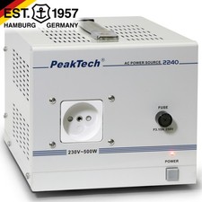 PeakTech P 2240 – Trenntransformator Sicherheitstransformator 230V 500W