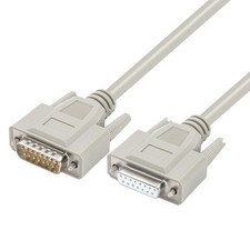 1m SUB-D Kabel 15 polig