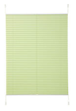 Klemmfix Plissee Sonnenschutz  Klemm Thermo Rollo hell grün Laholm ab 40 cm
