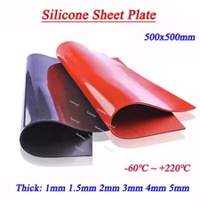 Silikonplatte Rot/ Schwarz