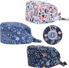 3 Stück Op Haube Stoff