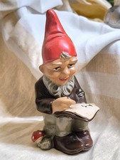 ♥️ Seltener Griebel / Heissner Gartenzwerg Keramik handbemalt – ca. 19,5 cm 1960