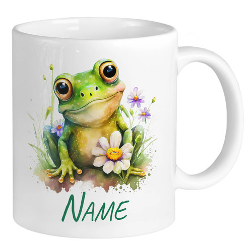 Tasse lustigem frosch - tasse,