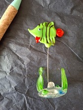 Schöner Glas Deko Fisch