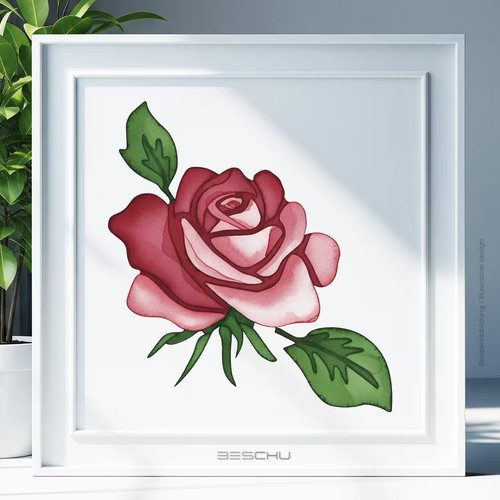 Blume pflanze v122 schablone - blume,
